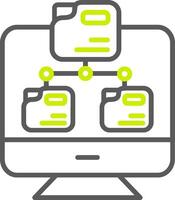 Folder Network Custom Interface Symbol vector