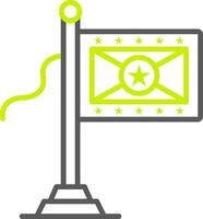 Grenada Flag Advanced Design Token vector