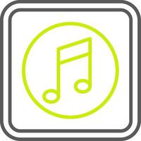 Music Streamlined Line Drawing vector