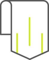 Down Arrow Simple Web Tag vector
