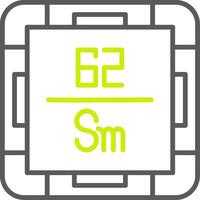 Samarium NextGen Visual Mark vector