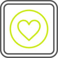 Heart Optimized Line Drawing vector