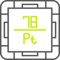 Platinum Elegant Visual Mark vector