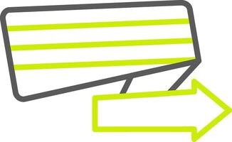 Right Arrow Optimized Creative Piece vector