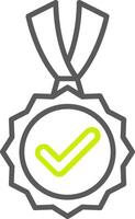 Medal Custom Tech Badge vector