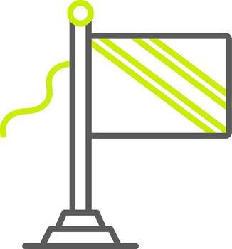 Trinidad And Tobago Fllag Streamlined App Object vector