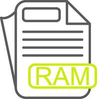 RAM Custom Tech Badge vector