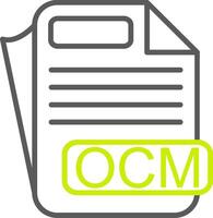 OCM Custom Line Drawing vector