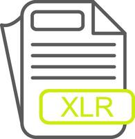 XLR Custom Interface Symbol vector