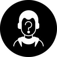 Mysterious Stalker in Shadows Glyph Circle Inverted vector