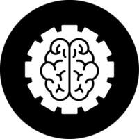 Executive Function Challenges and Strategies Glyph Circle Inverted vector