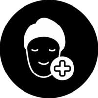 Advanced Skin Barrier Protection Glyph Circle Inverted vector