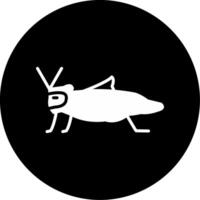 Camouflaged Katydid Leaf Mimic Glyph Circle Inverted vector