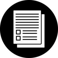 Identifying the Financial Problem Statement Glyph Circle Inverted vector