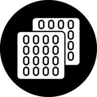 Chain Link Style Steel Mesh Glyph Circle Inverted vector