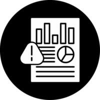 Smart Cash Flow Management Plan Glyph Circle Inverted vector