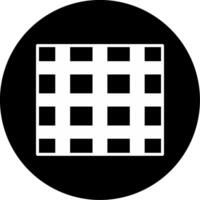 Vertical Mount Steel Beam Glyph Circle Inverted vector