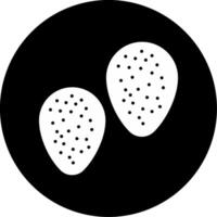 Gentle Konjac Cleansing Sponge Glyph Circle Inverted vector