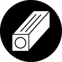 Foundation Frame Steel Beam Glyph Circle Inverted vector