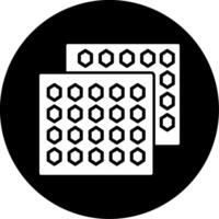 Brushed Texture Steel Plate Glyph Circle Inverted vector