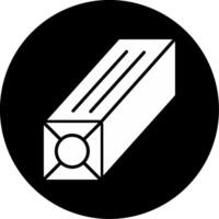 Beam Connector Steel Frame Glyph Circle Inverted vector