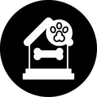 Licensed Daycare Center Reception Glyph Circle Inverted vector