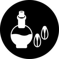 Deep Repair Argan Oil Glyph Circle Inverted vector