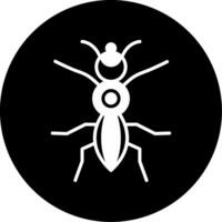 Bark Dwelling Barklouse Glyph Circle Inverted vector