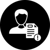 Two Factor Verification Code Notification Glyph Circle Inverted vector