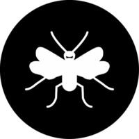 Sandy Habitat Sand Wasp Glyph Circle Inverted vector