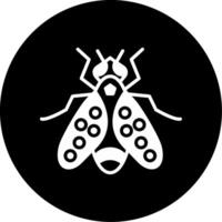 Stable Biting Stable Fly Glyph Circle Inverted vector