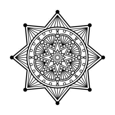 Mandala abstract ornament