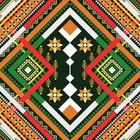 Native abstract geometric ethnic pattern design for fabric, clothing, textile, wrapping, vector