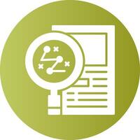 Recruitment Strategy Solid Gradient Circle Icon vector