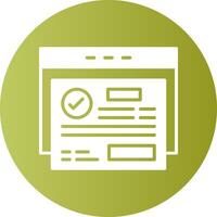 Find Solid Gradient Circle Icon vector