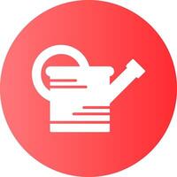 Watering can Solid Gradient Circle Icon vector