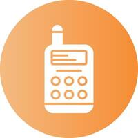 Baby monitor Solid Gradient Circle Icon vector