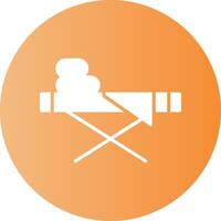 Ironing board Solid Gradient Circle Icon vector