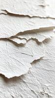 Elegant blank cardstock featuring a soft, organic texture and fibers photo