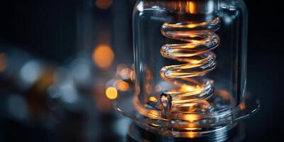 Close-Up View of Bubbling Coil Inside a Unique Homemade Distillation Rig photo
