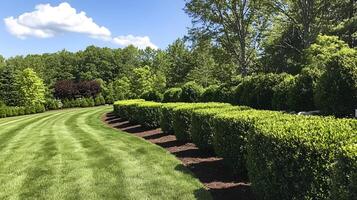 Sharp Lines and Geometric Shapes Highlight Expert Landscape Design Services photo