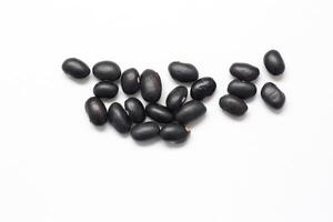 black beans seed isolate on white background photo
