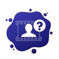 explainer icon for web vector