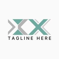 initial X negative space 3D shadow reflect perspective art geometric infinity vector
