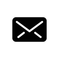 An email icon on a white background vector