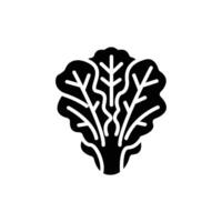 Lettuce icon for apps and websites. vector