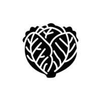 Cabbage icon for apps and websites. vector