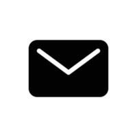 email icon simple on a white background vector