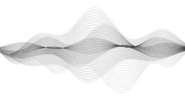 horizon analog wave on a white background Design element illustration vector