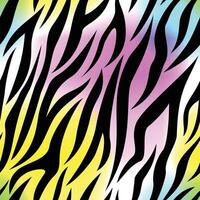 colorful zebra skin pattern seamless pattern with colorful background vector
